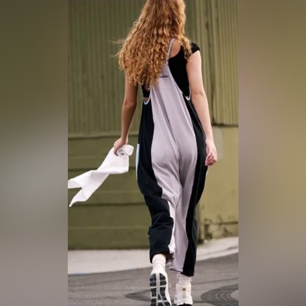 Free People X FP Movement Hot Shot Colorblock Onesie NWT - Picture 3 of 6
